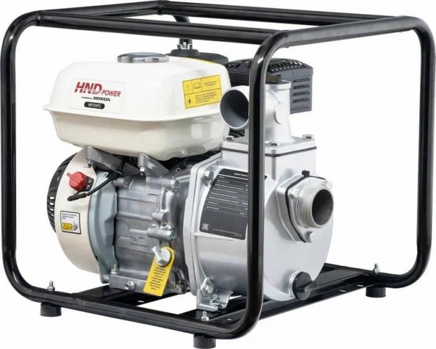Мотопомпа бензиновая для слабозагрязненной воды HND WP20PC - изображение 4