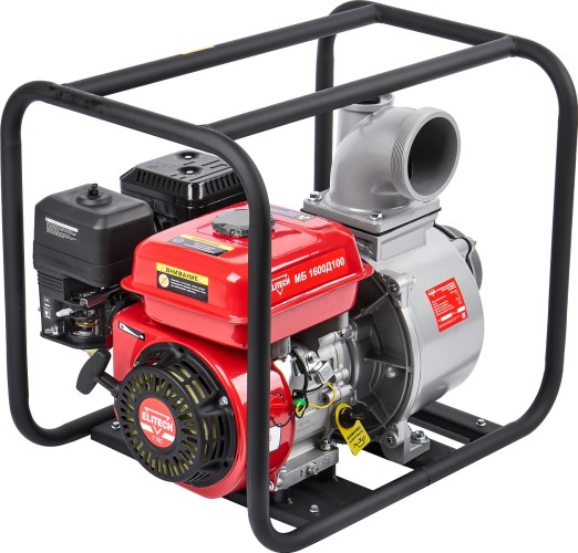 Мотопомпа бензиновая для слабозагрязненной воды ELITECH МБ 1600 Д 100 (E0105.004.00)  205519