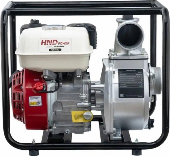 Мотопомпа бензиновая для слабозагрязненной воды HND WP30XC