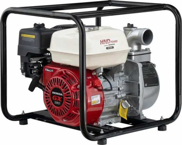 Мотопомпа бензиновая для слабозагрязненной воды HND WP20XC - изображение 5