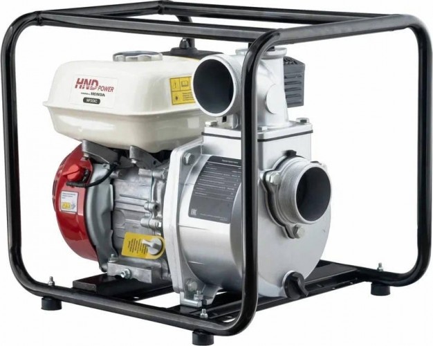Мотопомпа бензиновая для слабозагрязненной воды HND WP30XC - изображение 4