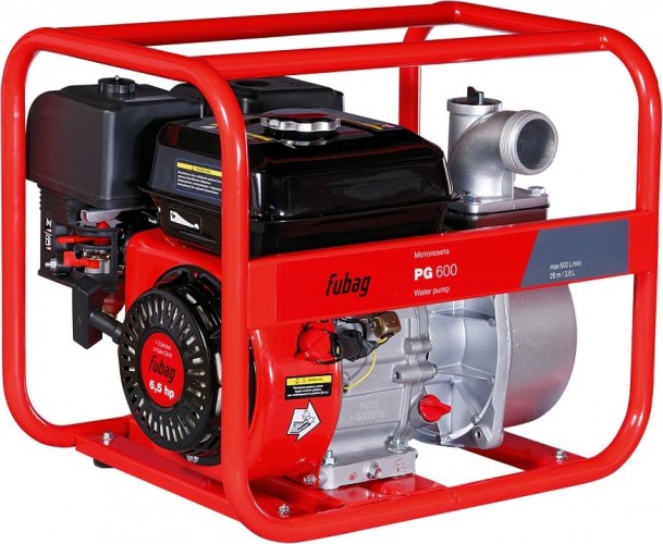 Мотопомпа бензиновая FUBAG PG  600 для слабозагрязненной воды 646260 - изображение 2