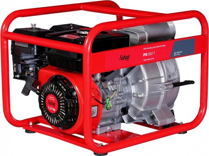 Мотопомпа бензиновая FUBAG PG  950T для грязной воды 838246