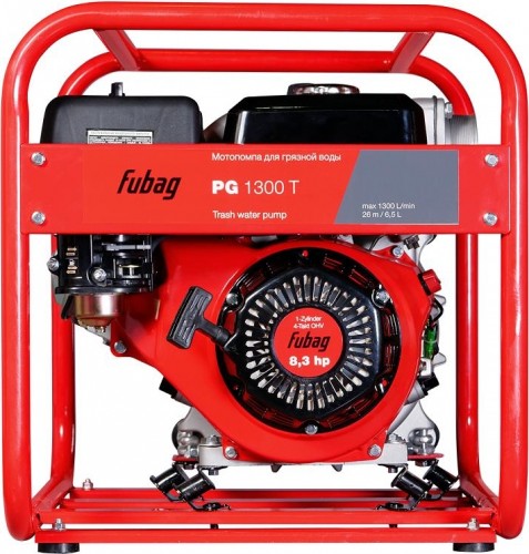Мотопомпа бензиновая FUBAG PG 1300T для грязной воды 838247
