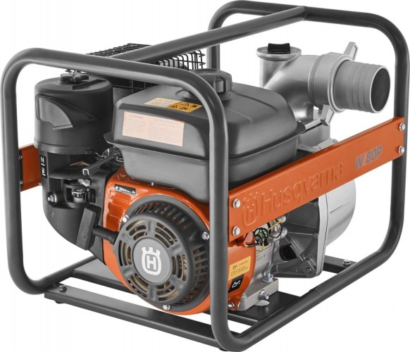 Мотопомпа бензиновая HUSQVARNA W80P для слабозагрязненной воды 9676391-02 9676391-02