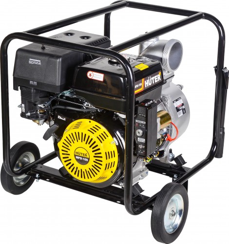 Мотопомпа бензиновая HUTER MPD-100 для грязной воды 70/11/6