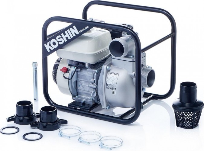Мотопомпа бензиновая KOSHIN SEH 80JP для слабозагрязненной воды SEH-80JP