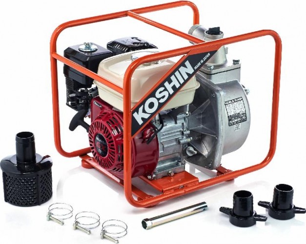 Мотопомпа бензиновая KOSHIN SERH 50B для слабозагрязненной воды, высоконапорная SERH-50B