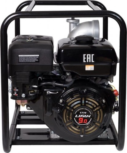 Мотопомпа бензиновая LIFAN 100ZB26-5.8Q для слабозагрязненной воды - изображение 2