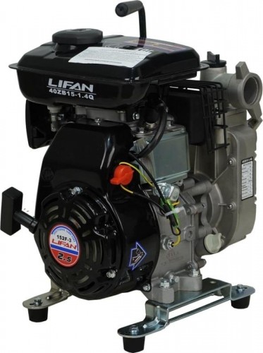 Мотопомпа бензиновая LIFAN  40ZB15-1.4Q для слабозагрязненной воды 40ZB15-1.4Q