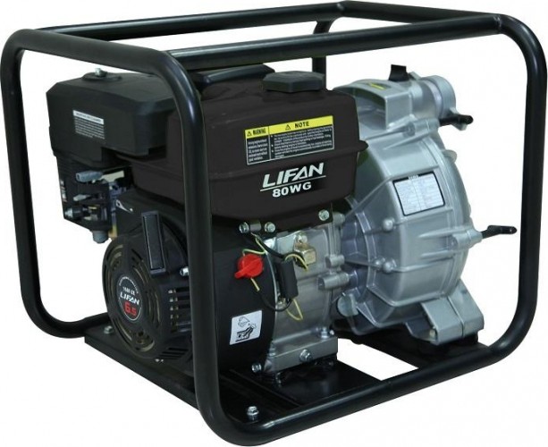 Мотопомпа бензиновая LIFAN  80WG для грязной воды 80WG