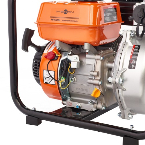 Мотопомпа бензиновая MERAN MPG211H высоконапорная с двумя рабочими колесами 100345498 - изображение 4