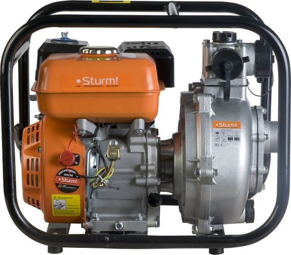 Мотопомпа бензиновая Sturm BP8760VD для слабозагрязненной воды, высоконапорная BP8760VD - изображение 3