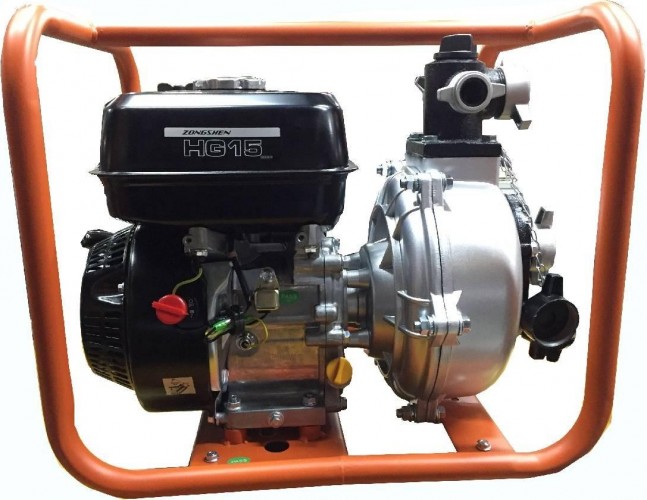 Мотопомпа бензиновая ZONGSHEN HG 15 для слабозагрязненной воды, высоконапорная 1T90SHG15 - изображение 2