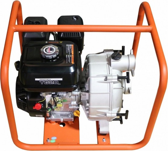 Мотопомпа бензиновая ZONGSHEN TG 20 для грязной воды 1T90STG20 - изображение 3