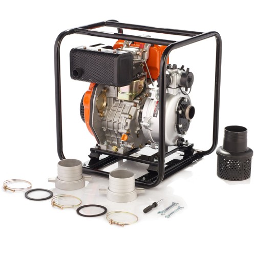 Мотопомпа дизельная MERAN MPD201H высоконапорная с двумя рабочими колесами 100411033