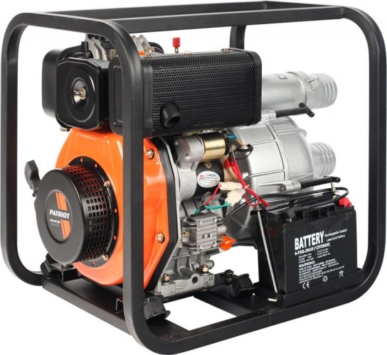Мотопомпа дизельная PATRIOT MPD3072SFE для грязной воды 335101650