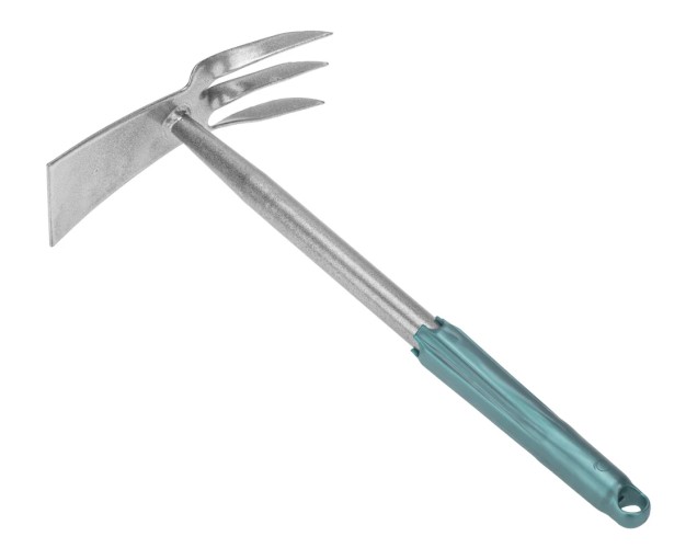 Мотыжка ЧЕТЫРЕ СЕЗОНА 64-0016 комбинированная 3 витых зубца