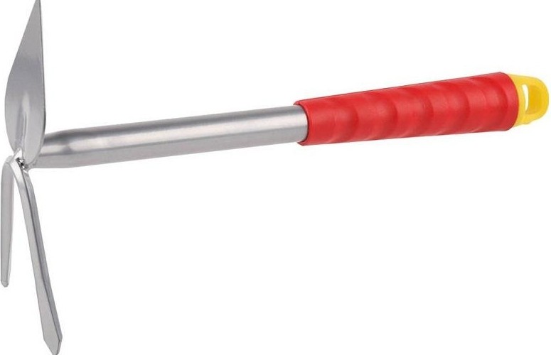 Мотыжка GRINDA 8-421437 сердцевидное лезвие коннекторная система, 2 зубца, 310 мм 8-421437_z01