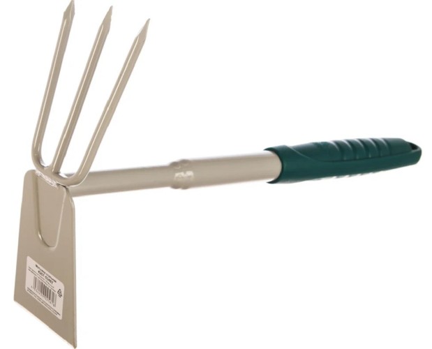 Мотыжка садовая RACO STANDART прямое лезвие  3 зубца, 320мм 4207-53487