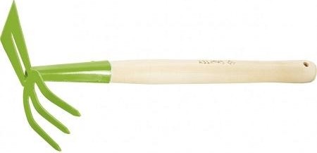 Мотыжка СИБРТЕХ комбинированная, 75*380 мм стальная, деревянная рукоятка, Агроном 62341