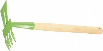 Мотыжка СИБРТЕХ комбинированная, 80*380 мм стальная, деревянная рукоятка, Агроном 62342