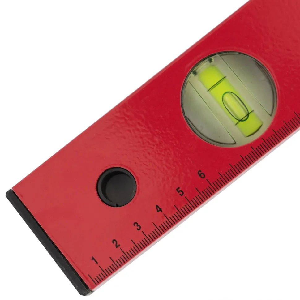 Уровень алюминиевый MTX 1800 мм, 3 глазка, красный, линейка - изображение 5