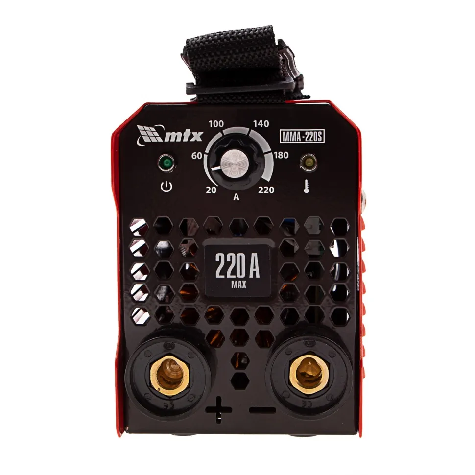 Инверторный аппарат дуговой сварки MTX MMA-220S, 220 А, ПВ60%, диаметр электрода 1,6-5 мм - изображение 5