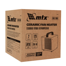 Тепловая пушка керамическая MTX SHCL-2000, квадратная, 230 В, 125 м3/ч, 1/2 кВт - изображение 24
