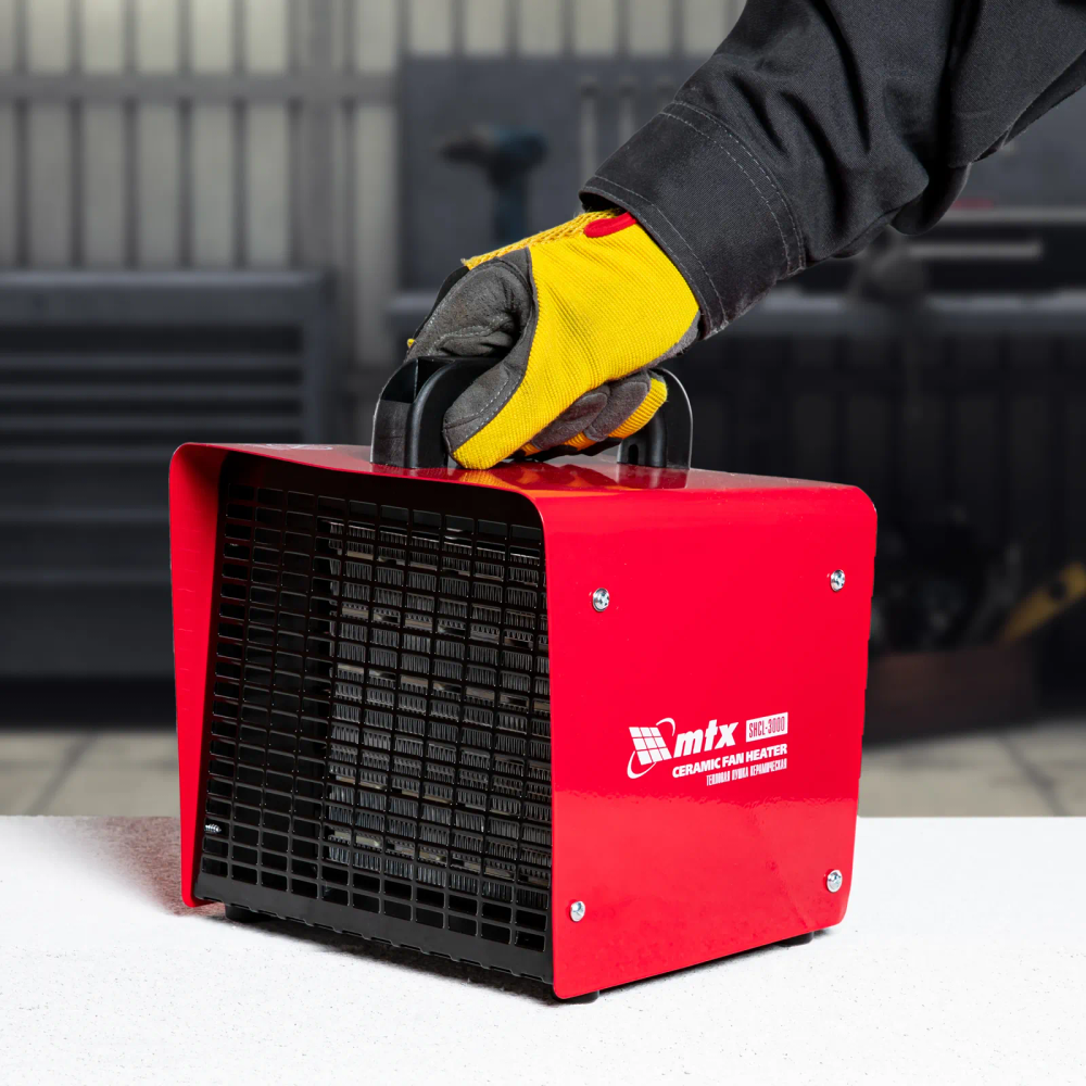 Тепловая пушка керамическая MTX SHCL-3000, квадратная, 230 В, 480 м3/ч, 1/3 кВт - изображение 12