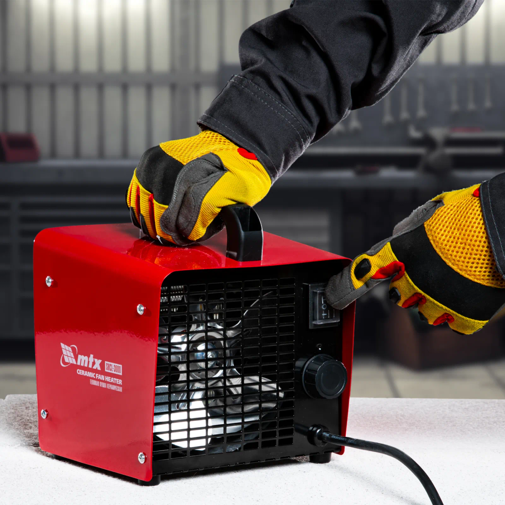 Тепловая пушка керамическая MTX SHCL-3000, квадратная, 230 В, 480 м3/ч, 1/3 кВт - изображение 13