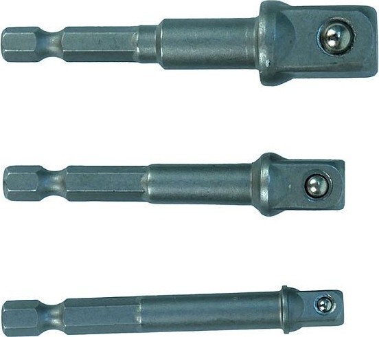 Набор адаптеров для торцевых головок Sturm 1041-04-S3AD HEX6-SQ 1/4", 3/8", 1/2"; 65-72мм