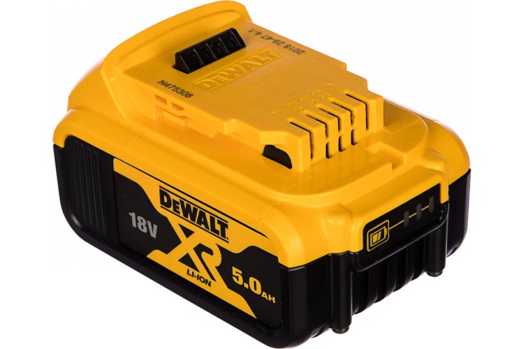 Набор АКБ DeWALT 18V XR 5.0 Ач Li-Ion (2шт.) DCB184 DCB184P2 - изображение 3