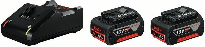 Набор аккумулятор и зарядное устройство BOSCH GBA 18,0V 4,0 Ah Li-Ion х 2шт. + GAL 18V-40 1600A019S0