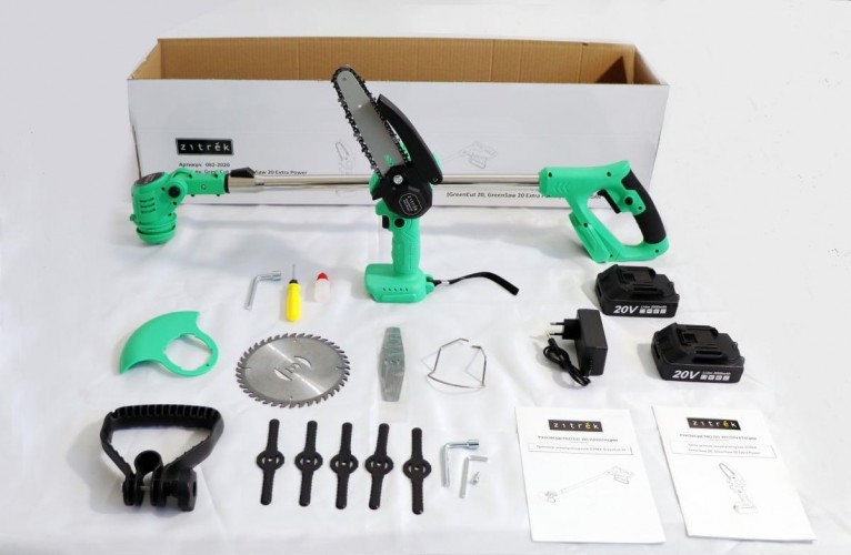 Набор аккумуляторного инструмента ZITREK GreenCut 20,GreenSaw 20 set 2 in 1 2 в 1, 2х2.0ач 082-2020 - изображение 2