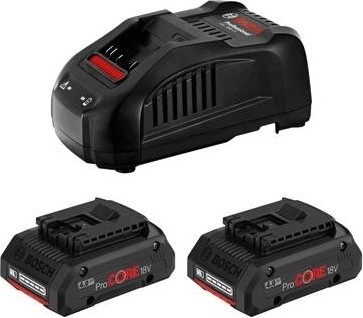 Набор аккумуляторов и зарядное устройство BOSCH GBA 18,0V 4,0 Ah Li-Ion + GAL1880CV 1600A016GF