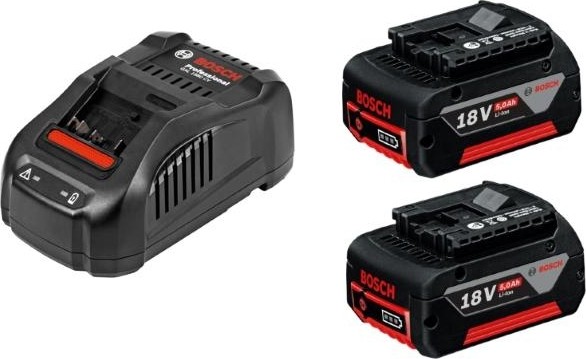 Набор аккумуляторов и зарядное устройство BOSCH GBA 18,0V 5,0 Ah Li-Ion + GAL 1880 CV 1600A00B8J