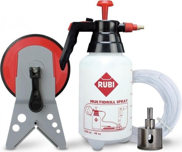 Набор аквасистемы и кондуктора RUBI + коронка 35 мм EASY GRES  4 шт. 50921 50921