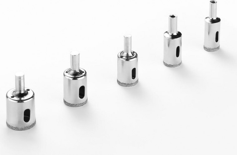 Набор алмазных коронк DEKO DHS01 по стеклу и керамике 15 предметов  065-0541 - изображение 4