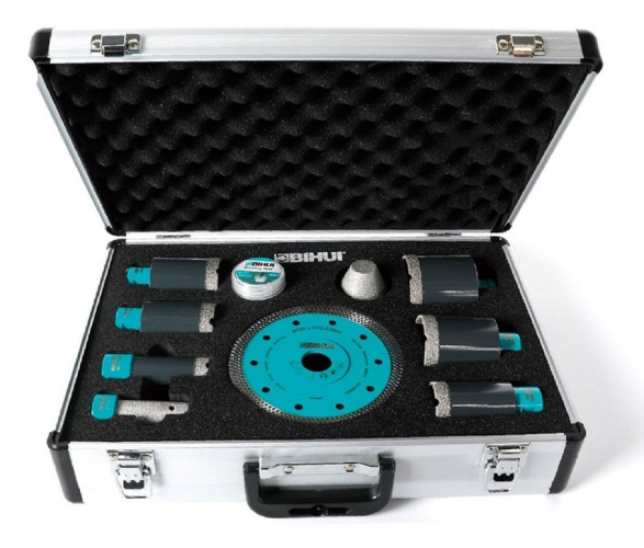 Набор алмазных коронок BIHUI 10 предметов DBDMS10