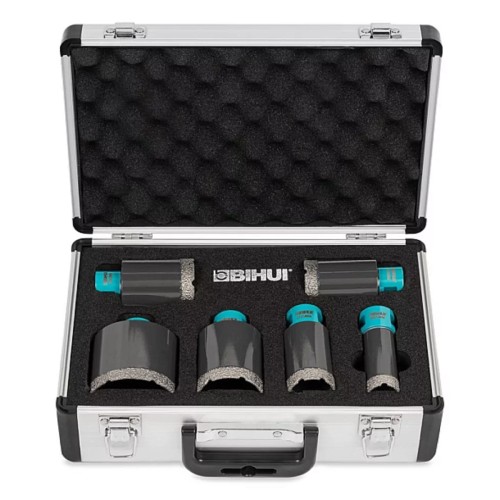 Набор алмазных коронок BIHUI 6 предметов 25/35/40/45/50/68. DBDMS6