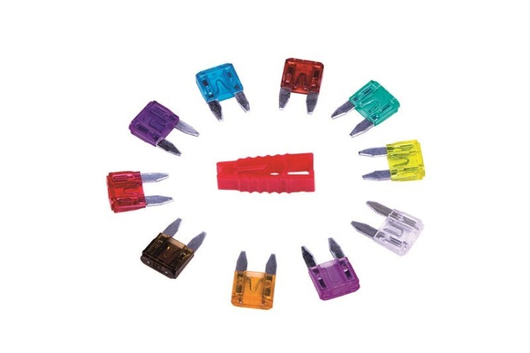 Набор автомобильных предохранителей REXANT 80-7021 Мини, в блистере