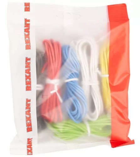 Набор автопровода REXANT 01-6548 «Радуга» 1х0,75 мм, 6 цветов по 3м - изображение 3