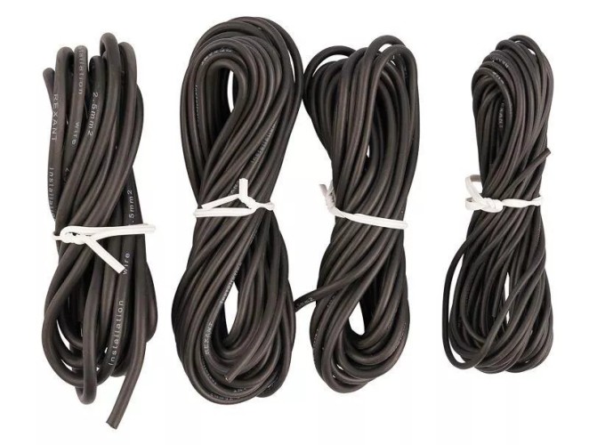 Набор автопровода REXANT 01-6553 «Ассорти» черные