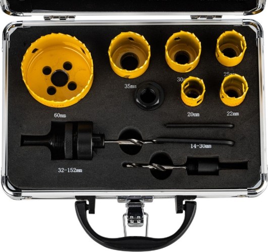 Набор биметаллических коронок Kranz KR-92-0201-1 11 предметов - изображение 3