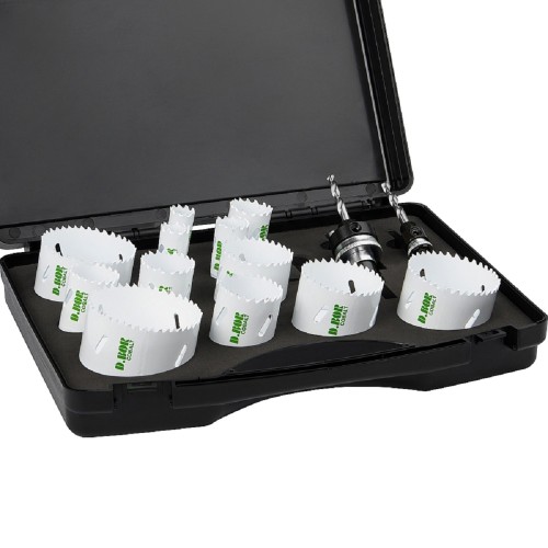 Набор биметаллических коронок D.BOR COBALT (19 - 76, 2 адаптера) 14 шт. D-HS-BIM-CO-PS14-01 - изображение 2