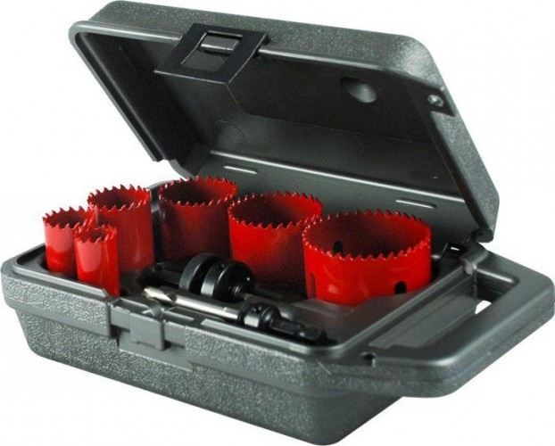 Набор биметаллических коронок RIDGID (22,29,35,44,51,64 мм / 2 адаптера) 81495