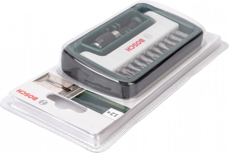 Набор бит BOSCH PH/PZ/TORX/SL/HEX Extra Hard 12шт 12 xh 2608255995 - изображение 2