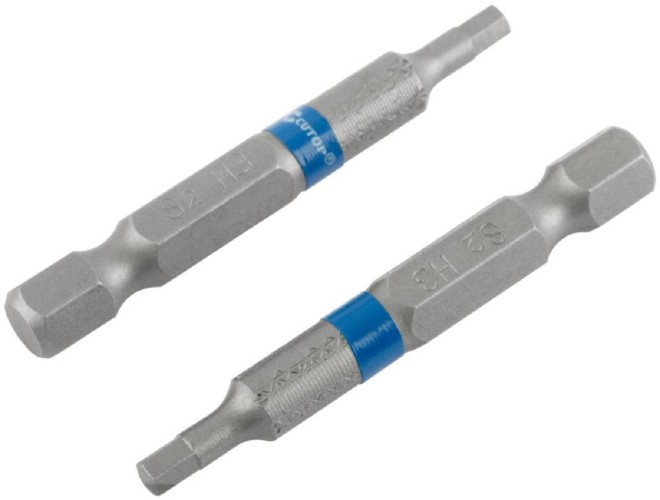 Набор бит Cutop Profi HEX3, 50 мм, стальные, 2 шт 83-647
