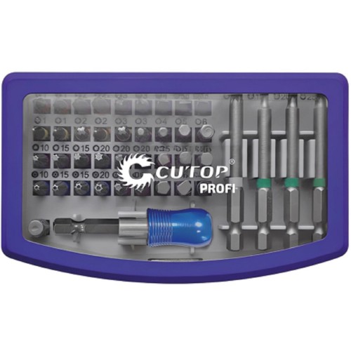 Набор бит Cutop Profi "Монтажный" в пластиковом боксе, 42 пр 83-869